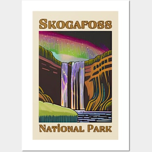 Skogafoss National Park Posters and Art